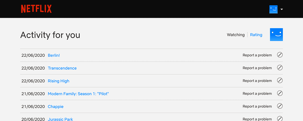 Download Netflix Watch History